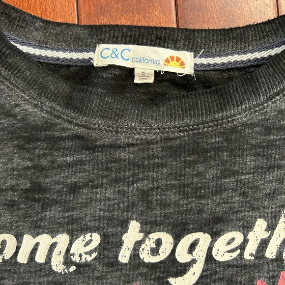 C&C California Lightweight Long Sleeve Tee Come Together Size Small - Picture 2 of 5